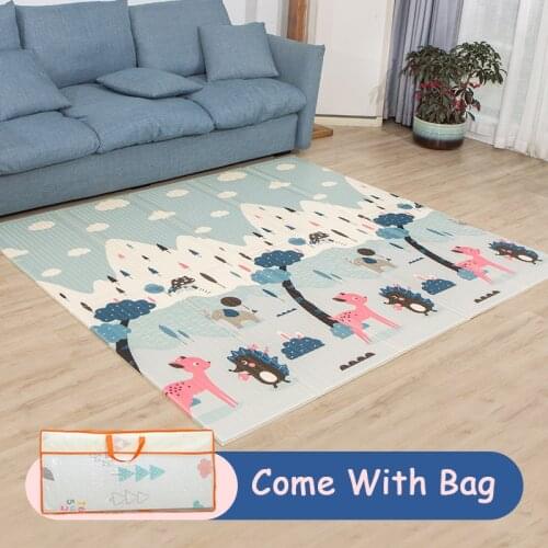 Baby Games Carpet Foldable Baby Play Mat Educational Kids Rug Xpe Foam Puzzle Kids Rug 1CM Thick Infant Soft Crawling Pad