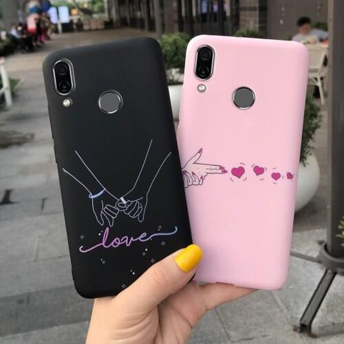 Lovely Silicone Case For Huawei Honor Play Case 6.3 inch Candy Color Soft TPU Cover Coque For Huawei Honor Play COR-L29