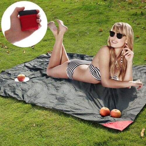 Outdoor Travel Camping Nylon Picnic Mat Waterproof Portable Foldable Lawn Moisture-proof Mat Beach Mat