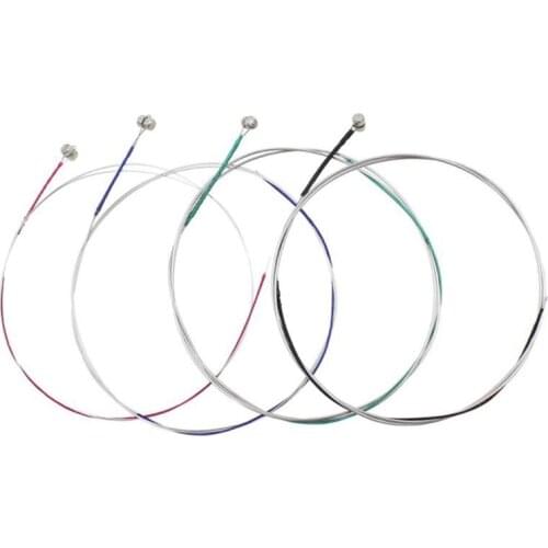 New 4/4 Violin String Universal Set Silver String (GDAE) Steel Core with Nickel-Plated Ball Head for Violin Instruments