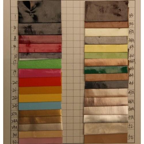 New thin High quality mirror leather fabric artificial PVC leather material for Bags, gloves, shoes, belts, household