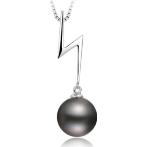 Lighting Bolt Exquisite Pearl Pendant Mountings, Pendant Findings, Pendant Settings Jewelry Parts Fittings Women Accessories