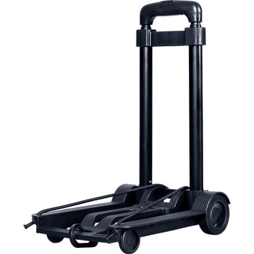 Portable Foldable Two-wheeled Luggage Shopping Travel Cart Flatbed Trailer Trolley Barrow Hand Tools