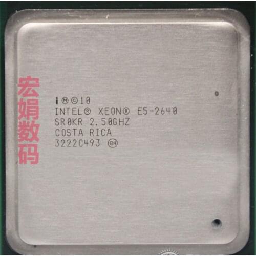 Intel Xeon E5-2640 E5 2640 15M Cache 2.50 GHz 7.20 GT/s Processore CPU