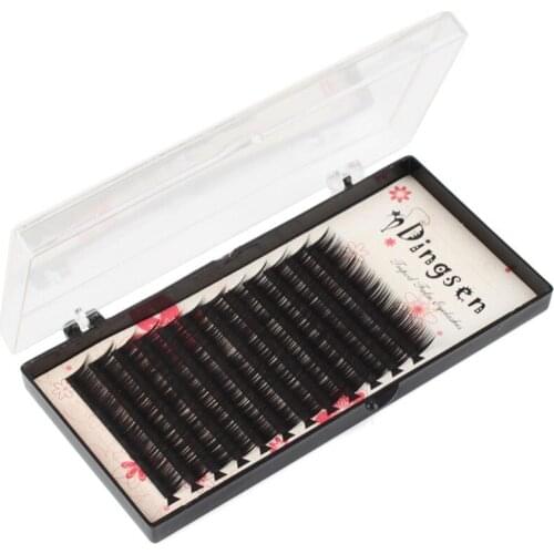 12Lines/Tray Individual Lashes Makeup False Eyelashes Extension 0.15mm C Curl Fake Eye Lashes Extension High Quality #246273