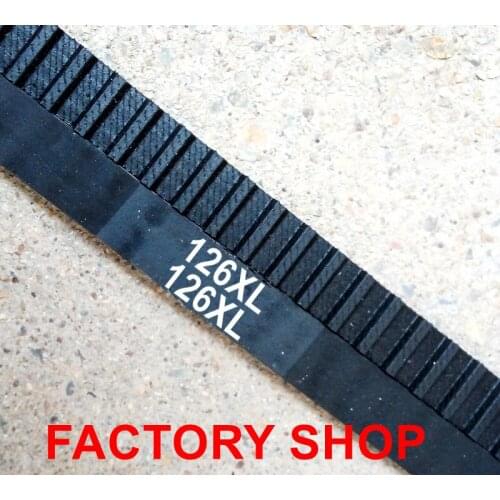 Inch trapezoid 5pcs XL Timing belt 126 XL teeth 63 width 10mm length 320.04mm neoprene rubber 126XL free shipping