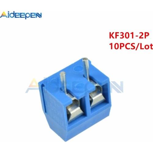 10pcs/Lot KF301-2P 2Pin Screw Terminal Block Connector