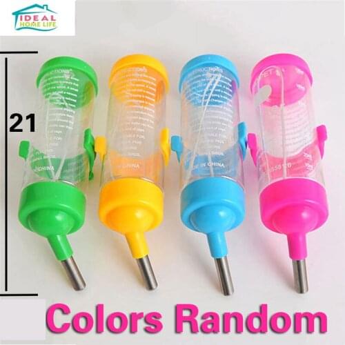 2PCS 250ml Pet Rabbit Hamster chinchillas Drinking Bottle Pet Feeder Automatic Water Dispenser Bottle