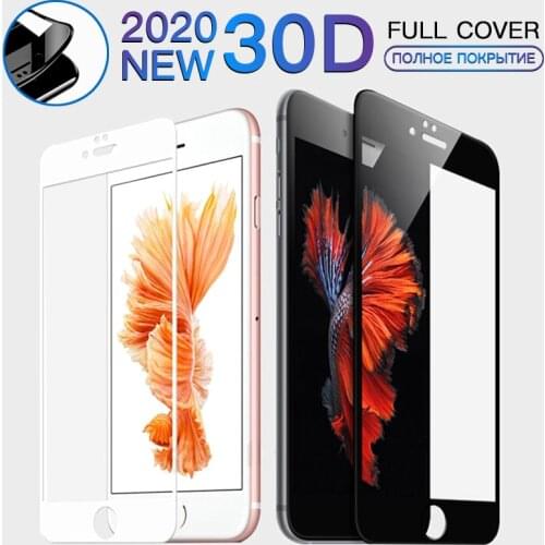 30D Sofe Edge Full Cover Tempered Glass For iPhone 11 Pro X Xr Xs Max Screen Protector For iPhone 7 8 Plus 6 6s SE 2020 Glass