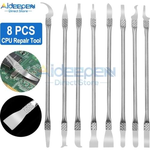 8 in 1 IC Chip Repair Thin Tools Set CPU Metal Remover Burin To Remove For Mobile Phone Computer CPU NAND IC Chip Repair
