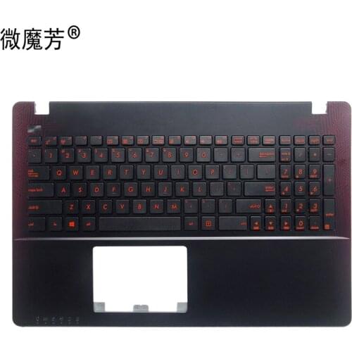 95% new for ASUS FX50 FX50/JX/J/JK/V/VW W502 FX501 VX50V W50V GX50JX VX50L Palmrest Case W Keyboard US Version upper cover color