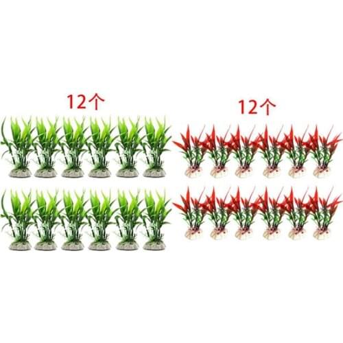 Aquarium Decor Fish Tank Decoration Ornament Artificial Plastic