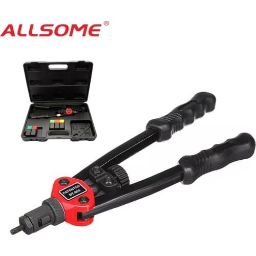 ALLSOME BT-605 Riveter Gun Hand Riveting Kit Nuts Nail Gun Household Repair Tools Auto Rivet Tool M3 M4 M5 M6 M8