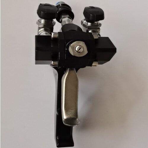 Free Shipping PU Fan Spray Gun, P2 Air Purge Spray Gun With Fan Nozzle