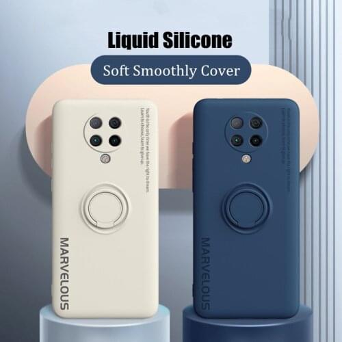 Liquid Silicone For Xiaomi Mi Poco F2 F3 Pro Case Smoothly Cover For Xiaomi Mi11 11 Lite mi10 t Redmi 9 note 9T Mi 10S Cases