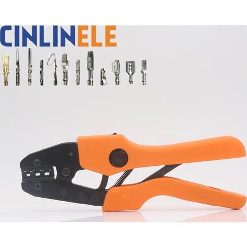 DuPont Terminals Save Effort Crimping pliers 6.0mm 9Inch Rugged crimp dies set Ratcheting Wire Crimping Tools Electrical XH2.54
