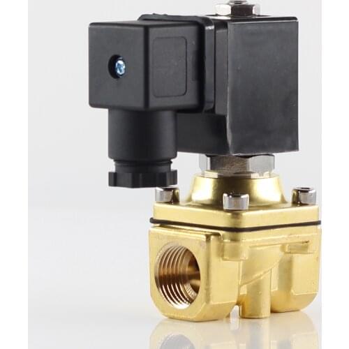 1/4" 3/8" 1/2" NPT or G thread Direct Acting Solenoid Valve,20Bar Normally closed water air valves, AC 110V 220V DC 12V 24V 48V
