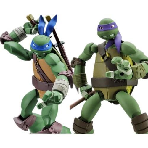 Ocean Hall Yamaguchi Boxed Teenage Mutant Ninja Turtles Raphael Donatello 14CM PVC Model Figure Toys Gift