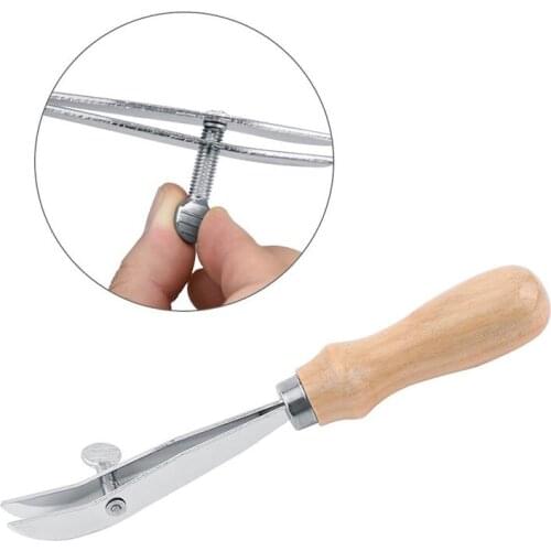 LMDZ Adjustable Leather Craft Edge Creaser Skiving Tool Handmade DIY Stainless Steel Tools for Leather Craft DIY/Leather Making