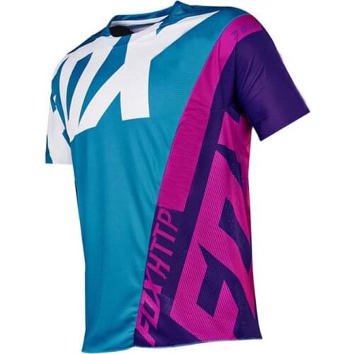 Mens 2021 Downhill Jerseys HTTP Fox Mountain Bike MTB Shirts Offroad DH Motorcycle Jersey Motocross Sportwear Clothing FXR Bike