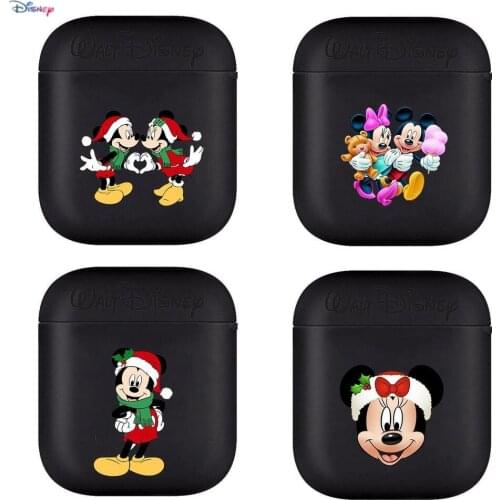 Disney cartoon cute mickey mouse Soft Silicone Cases For Apple Airpods 1/2 Protective Bluetooth Wireless Earphone Cover For Appl