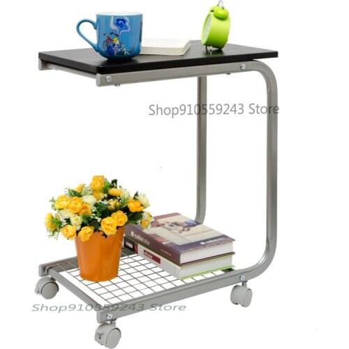 Nordic Side Table Movable Small Coffee Table Simple Living Room Small Apartment Mini Sofa Side Table Side Cabinet Bedroom