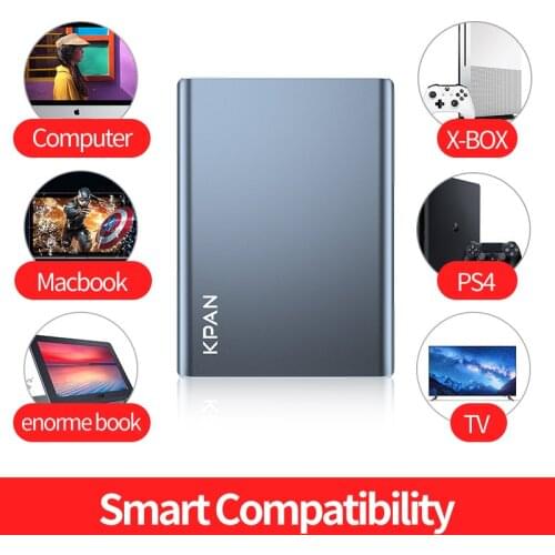 New style KPAN Metal thin External Portable hard drive500G 1T 2TBStorage Capacity Disco duro portátil Externo for PC/Mac 1 order
