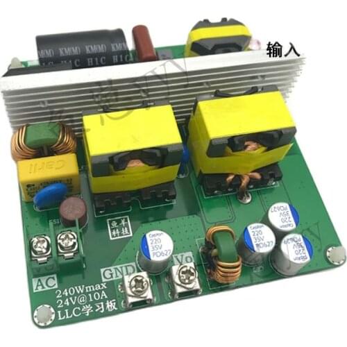 LLC learning board 240W resonant power supply ZVS LLC data PFC LLC SR tea19161