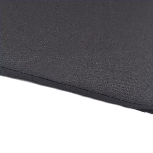 Thickened Speaker Grill Cloth Auido Stereo Dustcloth Filter Fabric Mesh Speaker Grille Mesh Cloth 1.75x0.5m #Black
