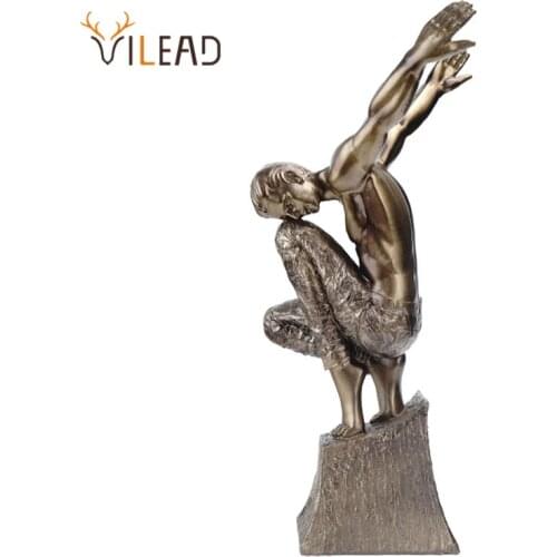 VILEAD Resin Creative Abstract Statue Living Room Bedroom Desktop Decoration Coffee Office Ornaments Home Decor Desk Accessories