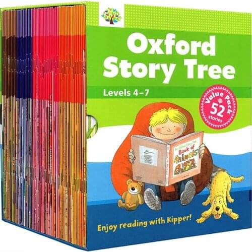 52 Books Levels 4-7 Oxford Story Tree Baby English Story Picture Book Baby Children Educational Toys
