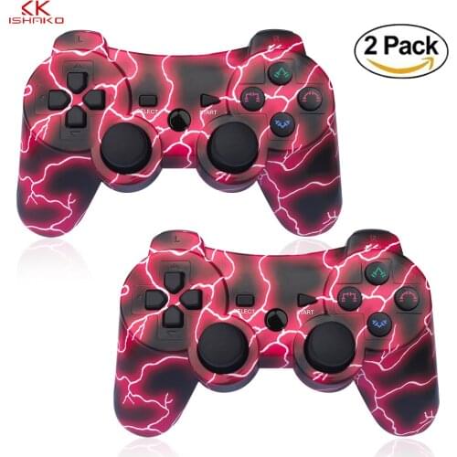 K ISHAKO for PS3 game controller wireless for Playstation3 Remot Ligthning Red For PS3 Console Gamepads Factory Wholesale price