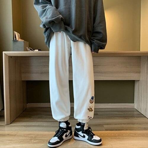 Womens Pants Summer Korean Fashion Hip-hop Sweatpants New Loose Casual Harem Cropped Pants traf y2k Harajuku Urban Trousers