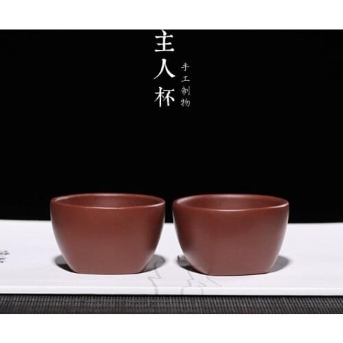 Mine Dahongpao wide mouth tea cup pure hand made authentic tea set direct selling by a distribution manufacturer