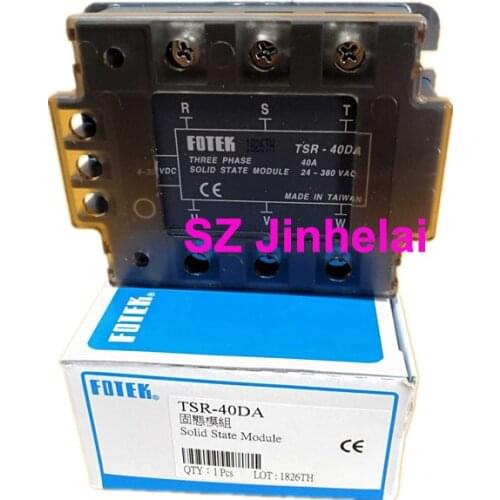 FOTEK TSR-40DA Authentic original 3-Phase SOLID STATE RELAY 40A 380VAC