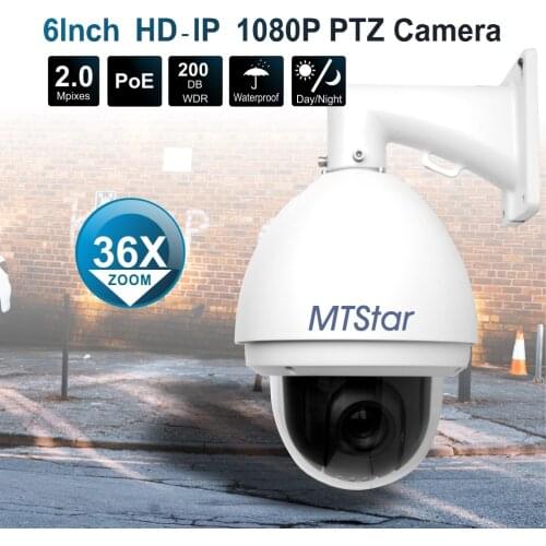 Hikvision Compatible PTZ IP Camera WDR120DB Sony IMX327 36XZoom Pelco Shape PoE ++ Project CameraOnvif in stock
