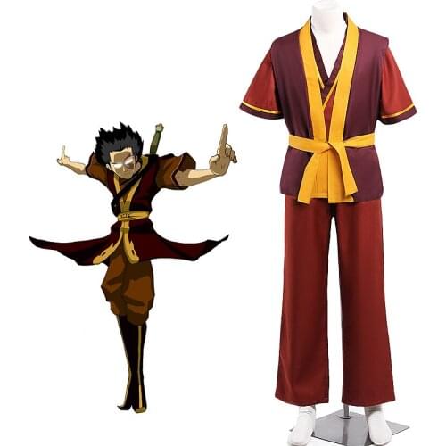 Prince Zuko Cosplay Avatar Zuko Zuzu Cosplay Costume Custom Made Unisex Any Size Costume for Halloween Party