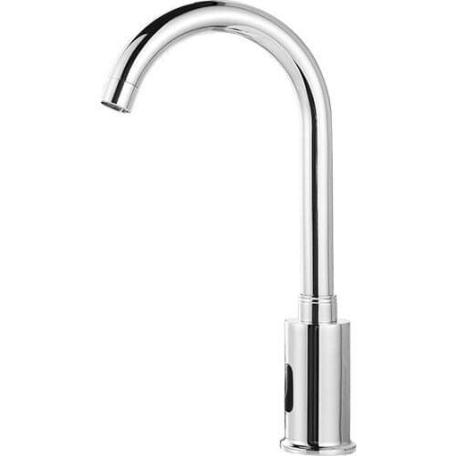 Brass Material Chrome Finishing Color Deck Mounted DC and AC of 2 Models Power Luxury Sense Basin Faucet