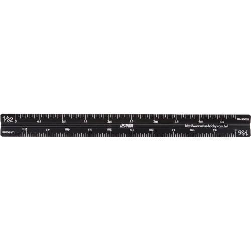 17cm -90038 Model Triangular Scale Ruler For1/12 1/24 /1/32 1/35 1/48 1/72