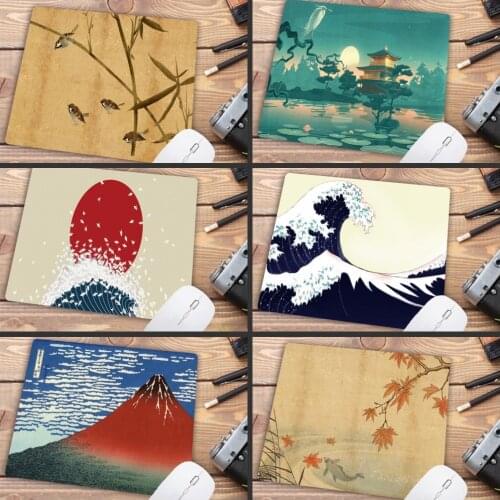 Mairuige Big Promotion Japanese Art Painting Unique Desktop Pad Game Mousepad Customized Your Own Style Mouse Pads 22X18CM