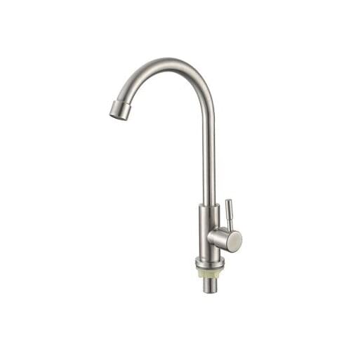 Brushed stainless steel kitchen faucet pull out kitchen sink faucet single lever faucet kitchen shower faucet