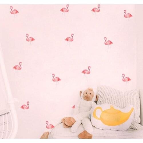 Flamingo wall sticker bedroom living room wall decals art home decor poster mural decor