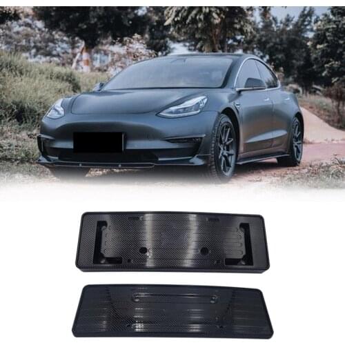 NEW-Car Front & Rear License Plate Frame Mounting Fit for Tesla Model 3