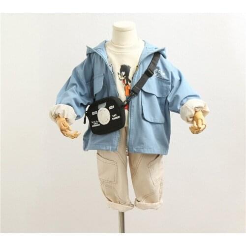 Baby Boy Clothes Spring New Model Korean Style Kids Jacket Fashion All-Match Boutique 3-12 Years Old Toddler Girl Coat