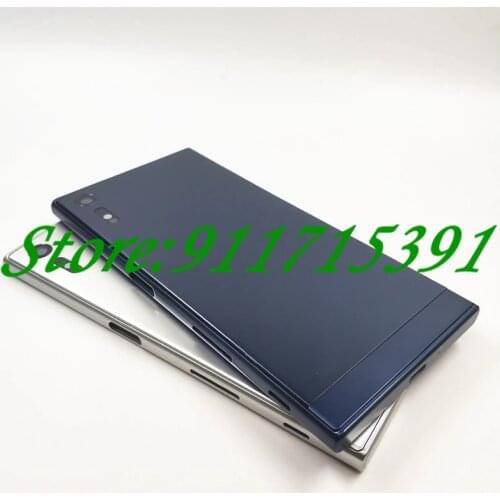 New Battery Cover For Sony Xperia XZ F8332 F8331 Housing Back Cover Door 5.2 inch Metal Frame With Logo