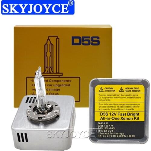 SKYJOYCE 2PCS OEM Quality 55W D5S Xenon HID Bullb 5500K 35W D5S Auto Headlamp Light 9285409171 9285408171 9285407171 For A3 Q3