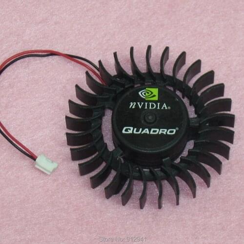 R07a POWER LOGIC PLB05010S12H 55mm Graphics / Video Card VGA Cooler Fan Replacement 39mm 12V 0.27A 2Wire 2Pin Connector
