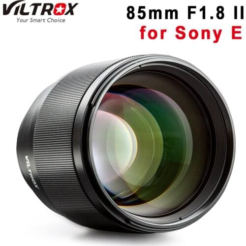 Viltrox 85mm F1.8 STM II Camera Lens full frame Auto Focus Portrait Prime Lens Eyes Focus AF For Sony A6400 A6300 A7 A6500 A9 A7