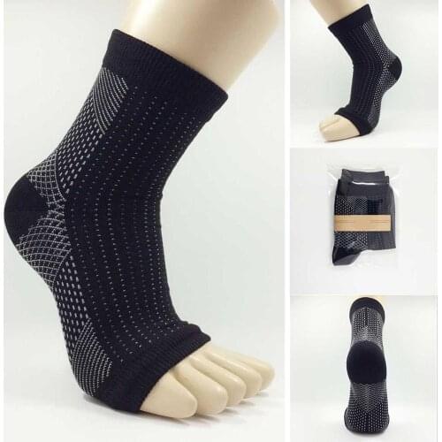 1pc Foot Compression Sleeves Circulation Angel Ankle Swelling Pain Sleeve Relief Ankle Pad