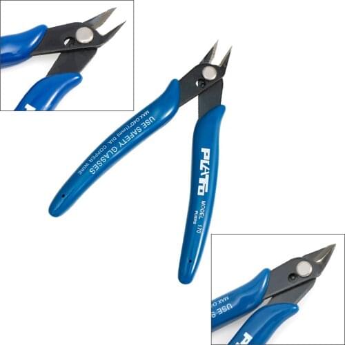 1PCS Bule Flush Side Shear Cutter Clipper Cutting Beading Pliers for Jewelry Wire Tools Jewelry Pliers Kit Pocket, Multi Tools